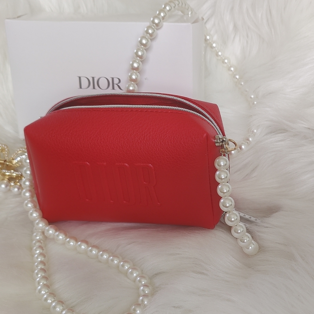 Dior Red Crossbody Pouch
